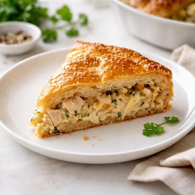 Chicken cheese pie
