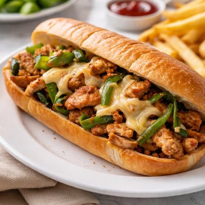 Chicken cheesesteak