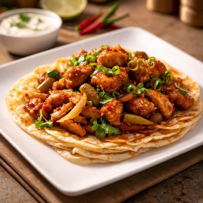 Chicken chili porata