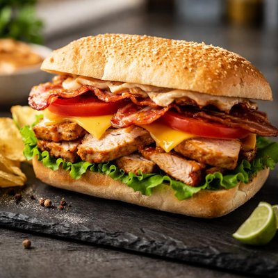 Chicken chipotle club