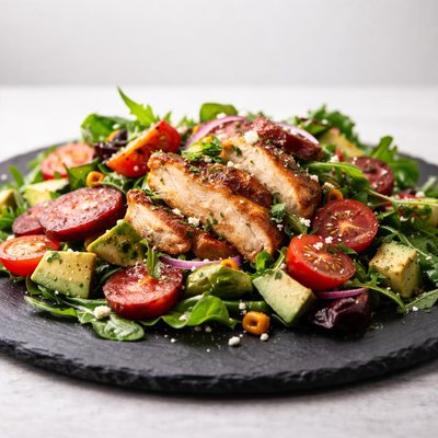 Chicken chorizo salad