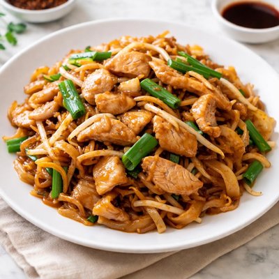 Chicken chow fun