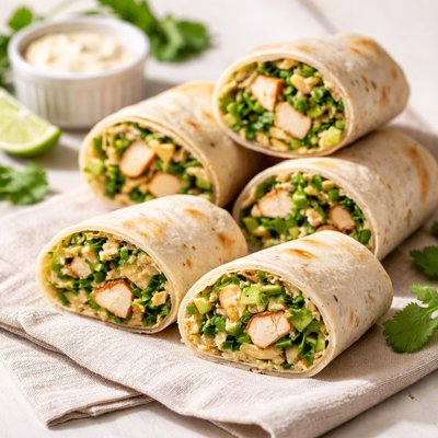 Chicken cilantro roll