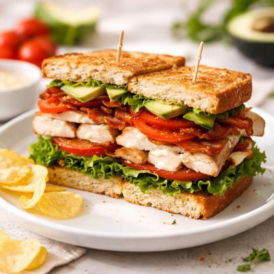 Chicken club sandwich