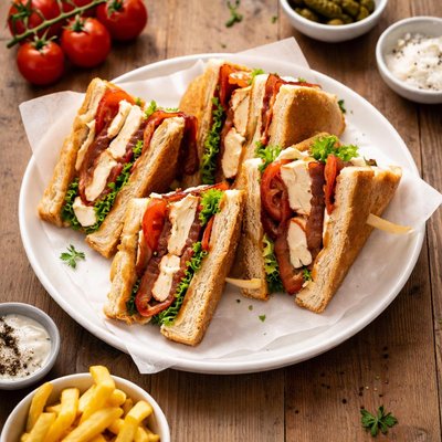 Chicken clubsandwich