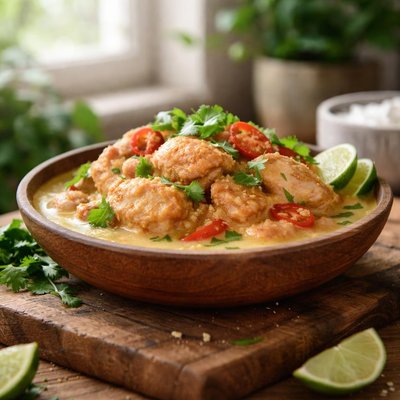 Chicken coconut milk