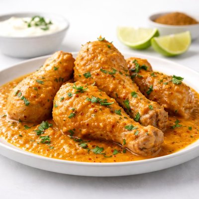 Chicken cooked in yoghurt masala