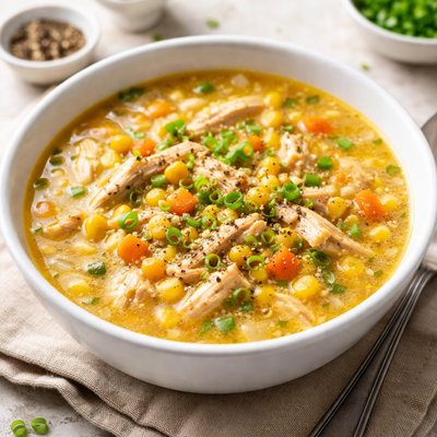 Chicken corn soup