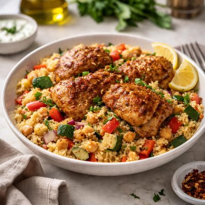 Chicken couscus