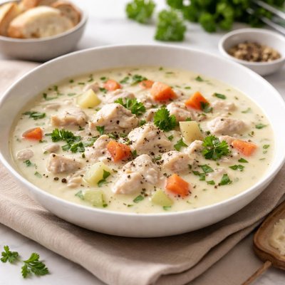 Chicken cream soup