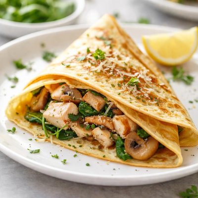 Chicken crepe
