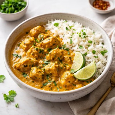 Chicken curry bowl