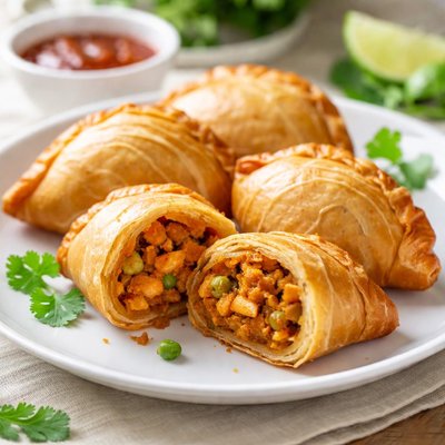 Chicken curry puff