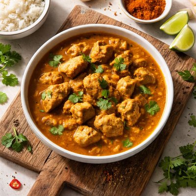 Chicken curry without bone