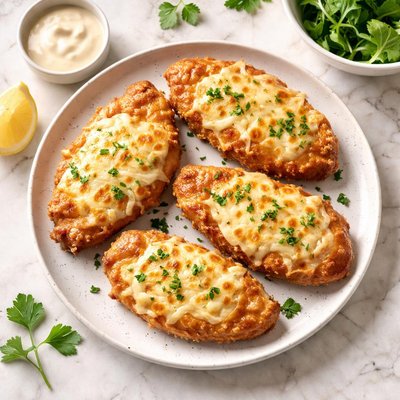 Chicken cutlet with cheese