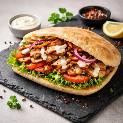 Chicken doner sandwhich