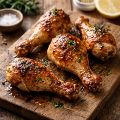 Chicken drumstick no bread