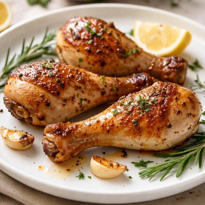 Chicken drumstick with skin