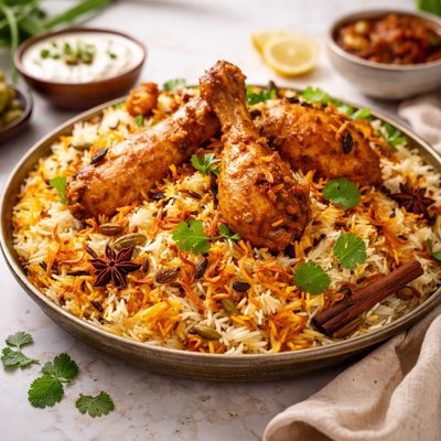Chicken dum biriyani