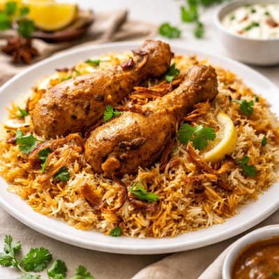 Chicken dum biryani