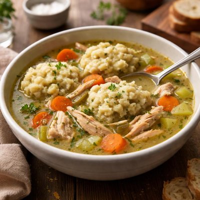Chicken dumplin soup