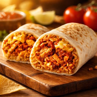Chicken enchilada burritto taco bell