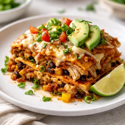 Chicken enchilada casserole
