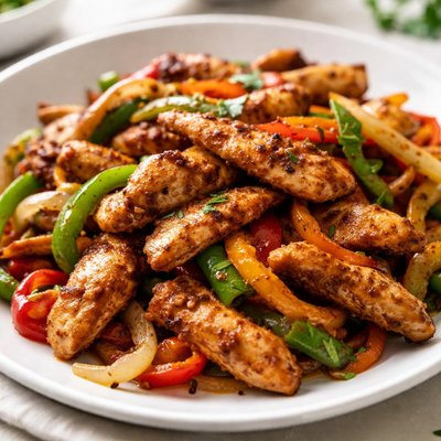 Chicken fajita meat