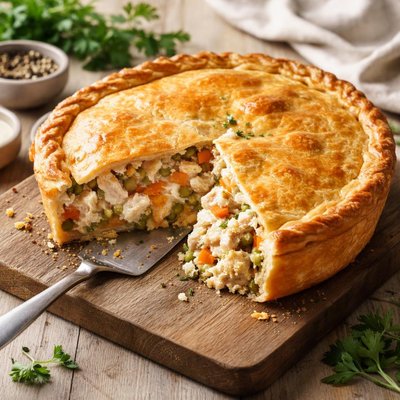Chicken family pie
