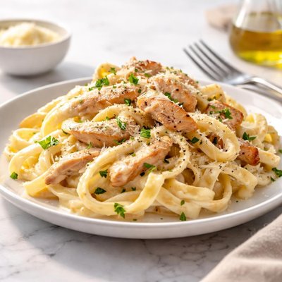 Chicken fettuccini alfredo
