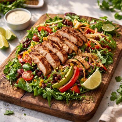 Chicken fijita salad