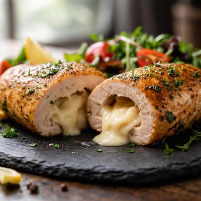 Chicken filled with cheese