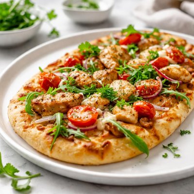 Chicken flatbread