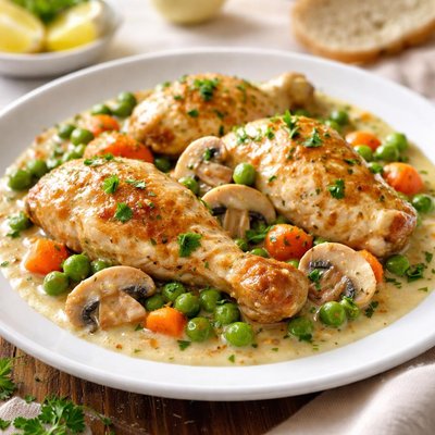 Chicken fricassee