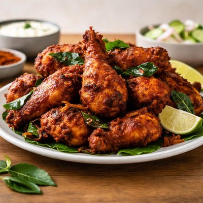 Chicken fry indian style