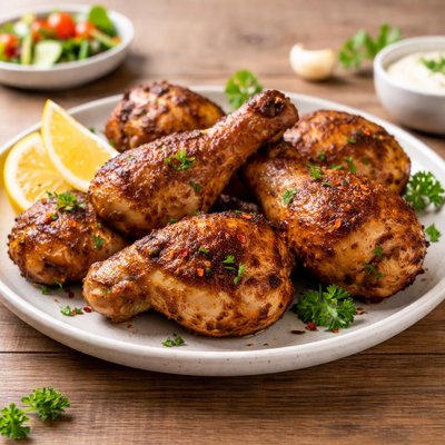 Chicken fry without oil