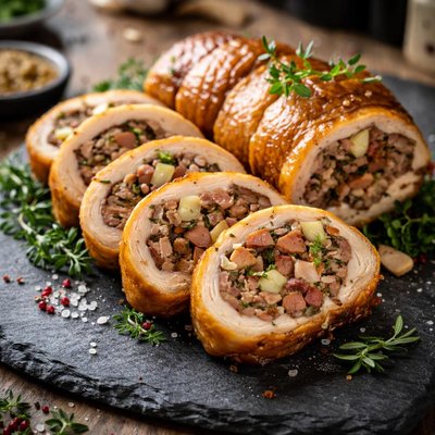 Chicken giblets roll