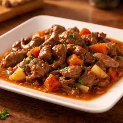 Chicken gizzards stew