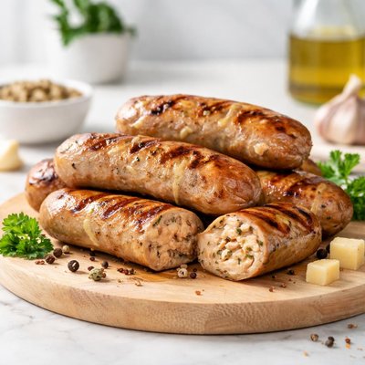 Chicken gouda sausage