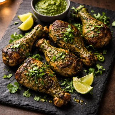 Chicken green chutney