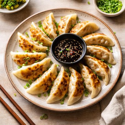Chicken gyozas