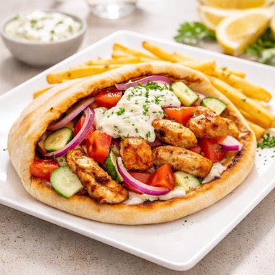 Chicken gyros pita