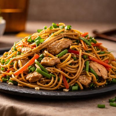 Chicken hakka noodles