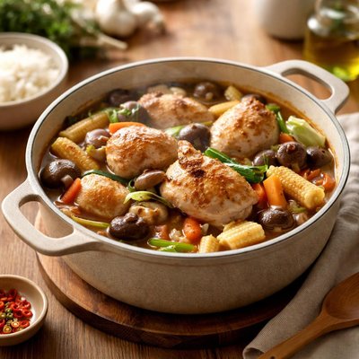 Chicken hotpot