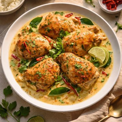 Chicken in cocosmilk