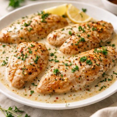 Chicken in creamy sauce