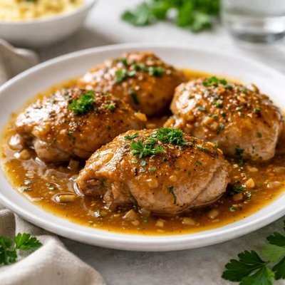 Chicken in gravy