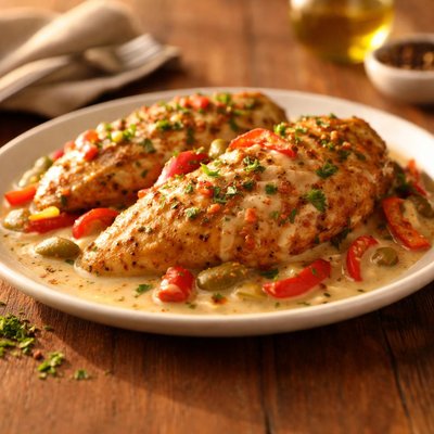 Chicken in pepper sauce