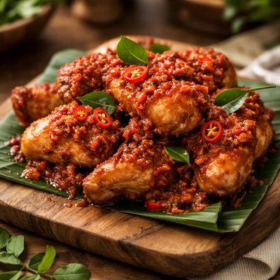 Chicken in sambal