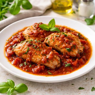 Chicken in tomato sauce